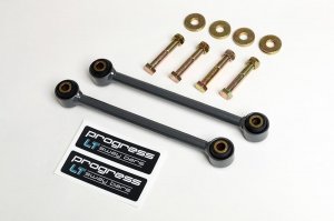 Toyota Tacoma Sway Bar Endlinks - Progress LT - LT 12in C-C - 2in Lift - Metallic Gray - `16-`21