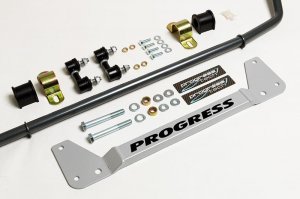 Acura RSX Rear Sway Bar - Progress Technology - 24mm - Adjustable w/ End Links and Bar Brace - `02-`06