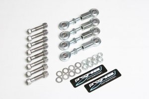Chevrolet Corvette C6 Sway Bar End Links - Front + Rear - Progress Technology - 3-Piece End Link Kit - `05-`13