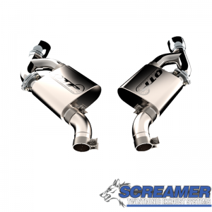 Chevrolet Camaro SS Performance Exhaust - Rear - QTP - Screamer Axle Back Dual Tip - `16-`24