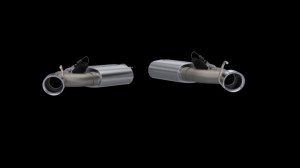 Chevrolet Camaro SS Performance Exhaust - Rear - QTP - Screamer Axle Back Dual Tip - `16-`24