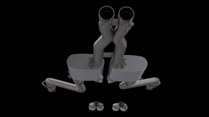 Dodge Challenger Performance Exhaust - QTP - Screamer Cat-Back - `15-`23