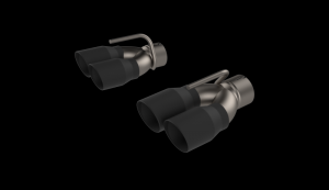 Dodge Challenger Performance Exhaust - QTP - Quad Tip Adapter - Black - `15-`23