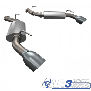 Chevrolet Camaro SS Performance Exhaust - Rear - QTP - AR3 Axle Back - `10-`13