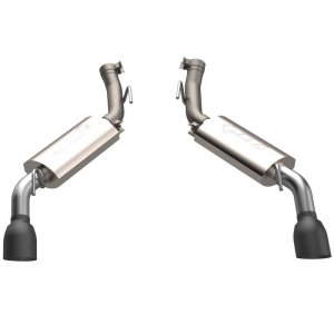 Chevrolet Camaro SS Performance Exhaust - QTP - Axle Back - Black - `14-`15