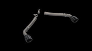 Chevrolet Camaro SS Performance Exhaust - QTP - Eliminator Axle Back - Black - `10-`13