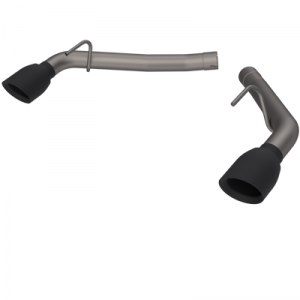 Chevrolet Camaro SS Performance Exhaust - Rear - QTP - Eliminator Axle Back - Black - `14-`15
