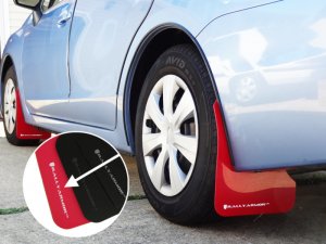 Subaru Impreza Mud Flaps - 4 Corner - Rally Armor - UR Series - Red - `12-`16