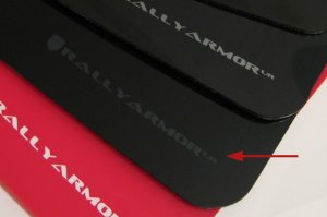 Subaru WRX Mud Flap Kit - Rally Armor - UR Series - Black/Grey Logo - `02-`07