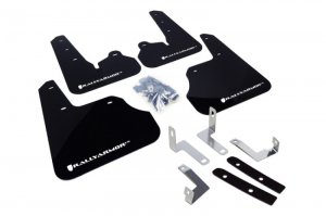 Subaru Impreza Mud Flap - Rally Armor - UR Black Flap/White Logo - Black - `12-`16