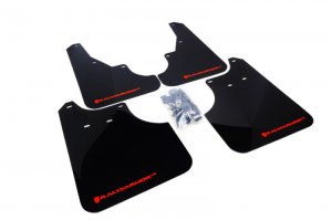 Subaru Forester Mud Flaps - Rally Armor - UR Premium Urethane - Black/Red - `09-`13