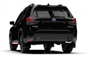 Subaru Forester Mud Flaps - Rally Armor - UR - Black - `19-`21