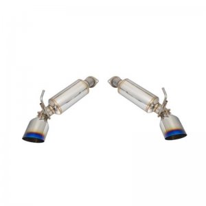 Nissan 370z Performance Exhaust - Remark - Axle Back, Burnt Stainless Single Wall Tip - `09-`19