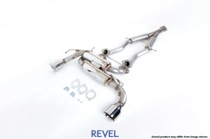 Nissan 370Z Performance Exhaust - Revel - RVL Touring-S Catback, Dual Muffler - `09-`12