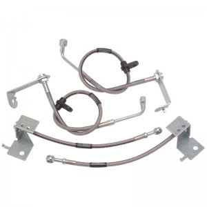 Ford Mustang Brake Line Kits - Russell - Stainless Steel Braided Hose - `05-`12
