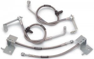 Ford Mustang Brake Line Kits - Russell - Stainless Steel Braided Hose - `05-`12