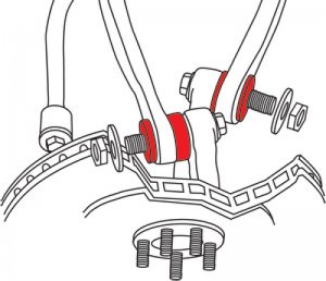 Chrysler 300 Control Arm Bushing Kit - Rear Upper - SPC Performance - Alignment Camber Bushing Kit - `05-`12