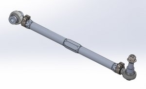 Chevrolet Corvette Rear Toe Arms - SPL Parts - Adjustable - Blue - `14-`19