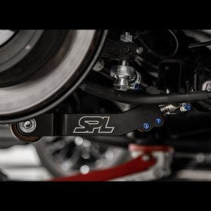 Subaru BRZ Rear Traction Arms - SPL Parts - Titanium Series Adjustable - 2013