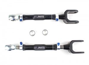 Nissan 370Z Traction Rods - Rear - SPL Parts - Titanium Series, Adjustable - Black - 2009