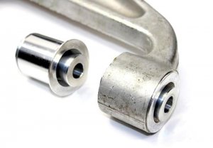 Nissan 350Z Monoball Bushings - Rear Upper - SPL Parts - FKS Rear Upper Control Arm - `03-`08