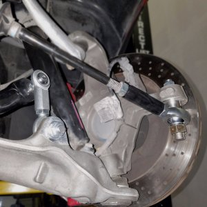 Chevrolet Corvette C6 Tie Rod Ends - Front - SPL Parts - Adjustable, Bumpsteer - Black Anodized - `04-`13