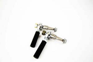 Chevrolet Corvette C6 Tie Rod Ends - Front - SPL Parts - Adjustable, Bumpsteer - Black Anodized - `04-`13