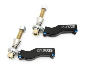 Toyota GR Supra Tie Rod Ends - SPL Parts - Bumpsteer Adjustable - Blue Anodized - 2020