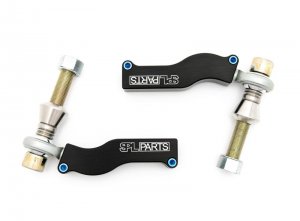 Toyota GR Supra Tie Rod Ends - SPL Parts - Bumpsteer Adjustable - Blue Anodized - 2020