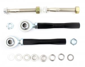 Nissan 370Z Tie Rod Ends - Front - SPL Parts - Adjustable for Bumpsteer - Black - 2009