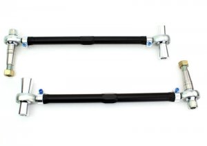 Ford Mustang Tension Rods - Front - SPL Parts - Offset, Adjustable - Black - 2015