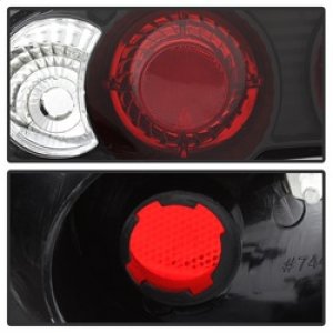 Acura RSX Euro Tail Lights - SPYDER - Euro Style - Black - `02-`04
