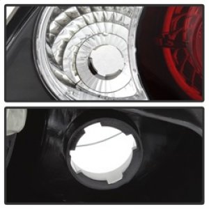 Acura RSX Euro Tail Lights - SPYDER - Euro Style - Black - `02-`04