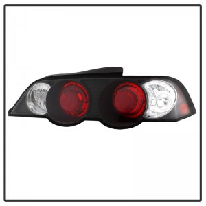 Acura RSX Euro Tail Lights - SPYDER - Euro Style - Black - `02-`04