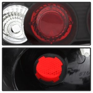 Acura RSX Euro Tail Lights - SPYDER - Euro Style - Black - `02-`04