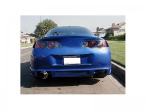 Acura RSX Euro Tail Lights - SPYDER - Euro Style - Black - `02-`04