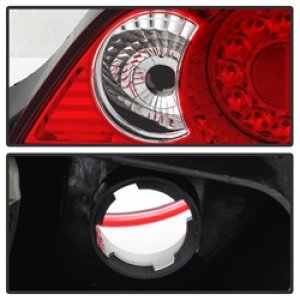 Acura RSX LED Tail Lights - SPYDER - Red Clear - `02-`04