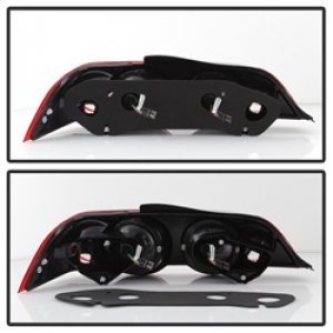 Acura RSX LED Tail Lights - SPYDER - Red Clear - `02-`04