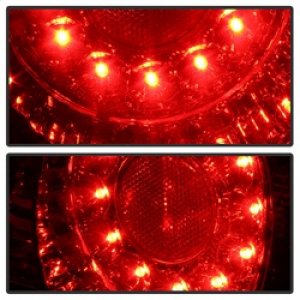 Acura RSX LED Tail Lights - SPYDER - Red Clear - `02-`04