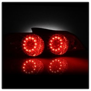 Acura RSX LED Tail Lights - SPYDER - Red Clear - `02-`04