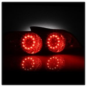 Acura RSX LED Tail Lights - SPYDER - Red Clear - `02-`04