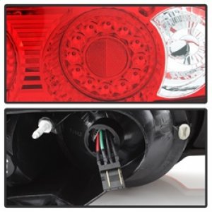 Acura RSX LED Tail Lights - SPYDER - Red Clear - `02-`04