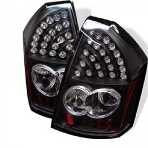 Chrysler 300C LED Tail Lights - SPYDER - Black - `05-`07
