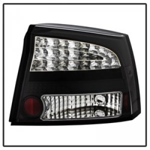 Dodge Charger LED Tail Lights - SPYDER - Black - `06-`08