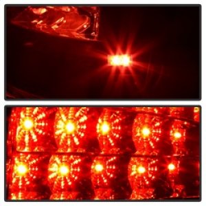 Dodge Charger LED Tail Lights - SPYDER - Black - `06-`08