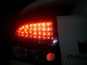 Dodge Charger LED Tail Lights - SPYDER - Black - `06-`08