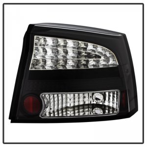 Dodge Charger LED Tail Lights - SPYDER - Black - `06-`08