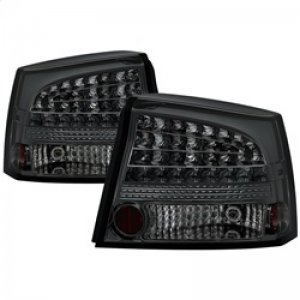 Dodge Charger Tail Lights - Rear - SPYDER - LED - Smoke - `06-`08