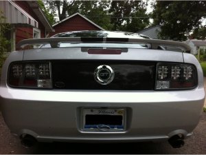 Ford Mustang Tail Lights - SPYDER - LED - Black - `05-`09