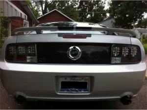Ford Mustang Tail Lights - SPYDER - LED - Black - `05-`09